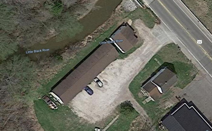 Black River Motel - Aerial Map (newer photo)